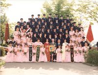 Festfoto des kompletten Jubelvereins zum Gründungsfest 1998